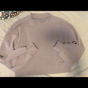 Lululemon soft stream crop sweatshirt